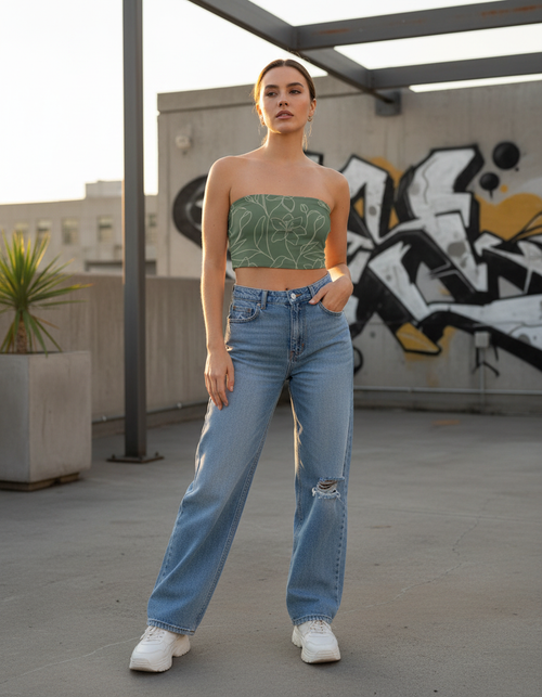 Aop Tube Top